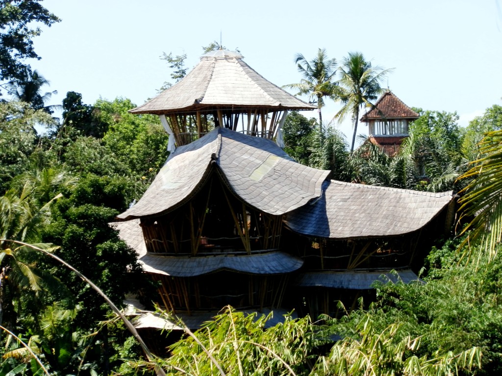 Bamboo roofs Bali