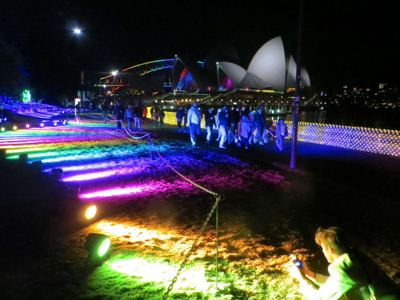 Rainbow Grass Botanical Gardens Vivid 2016 Centennial