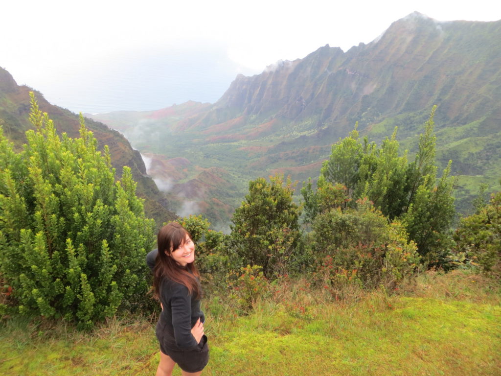 Waimea canyon misty