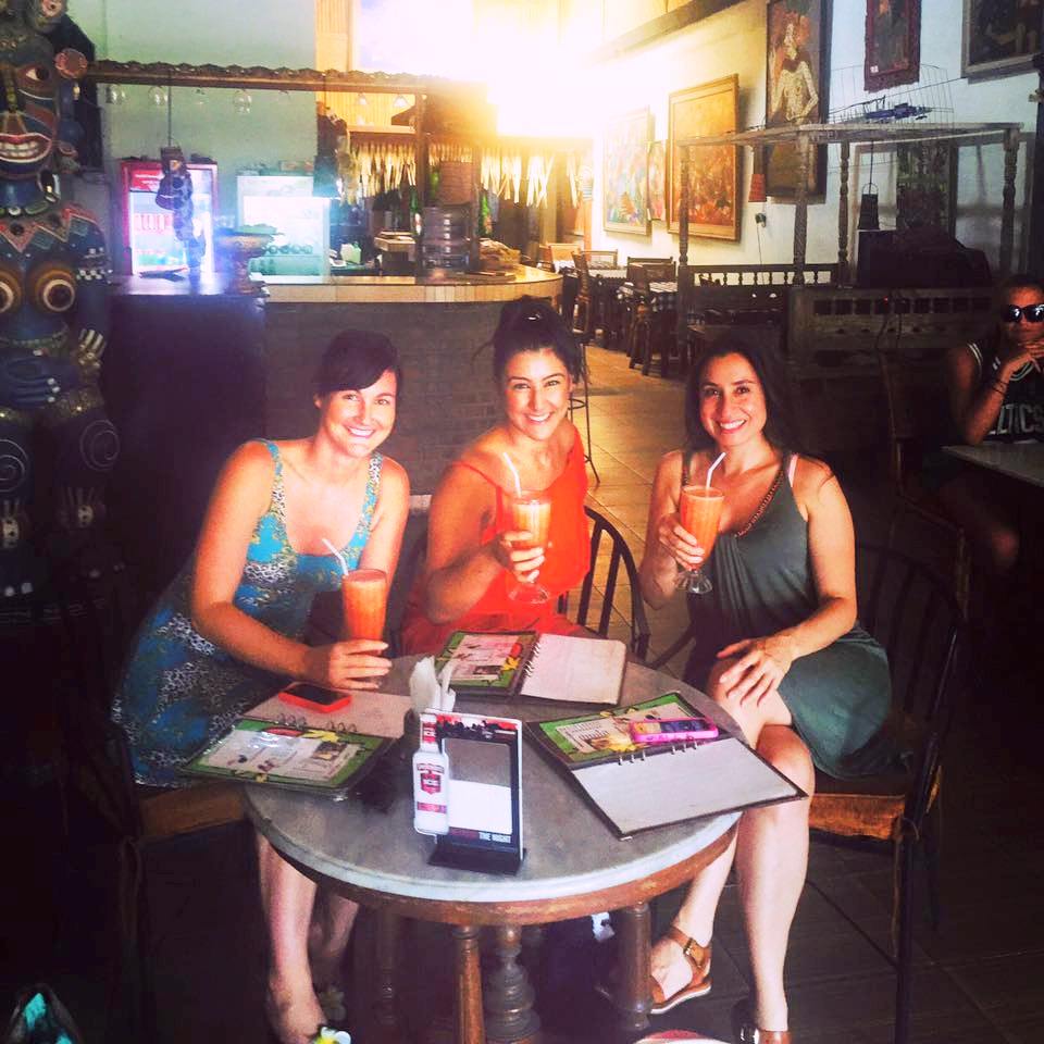 In Kuta with a new friend we met
